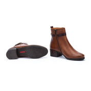 BOTIN MUJER COLOR CUERO CON CREMALLERA MALAGA W6W-8622