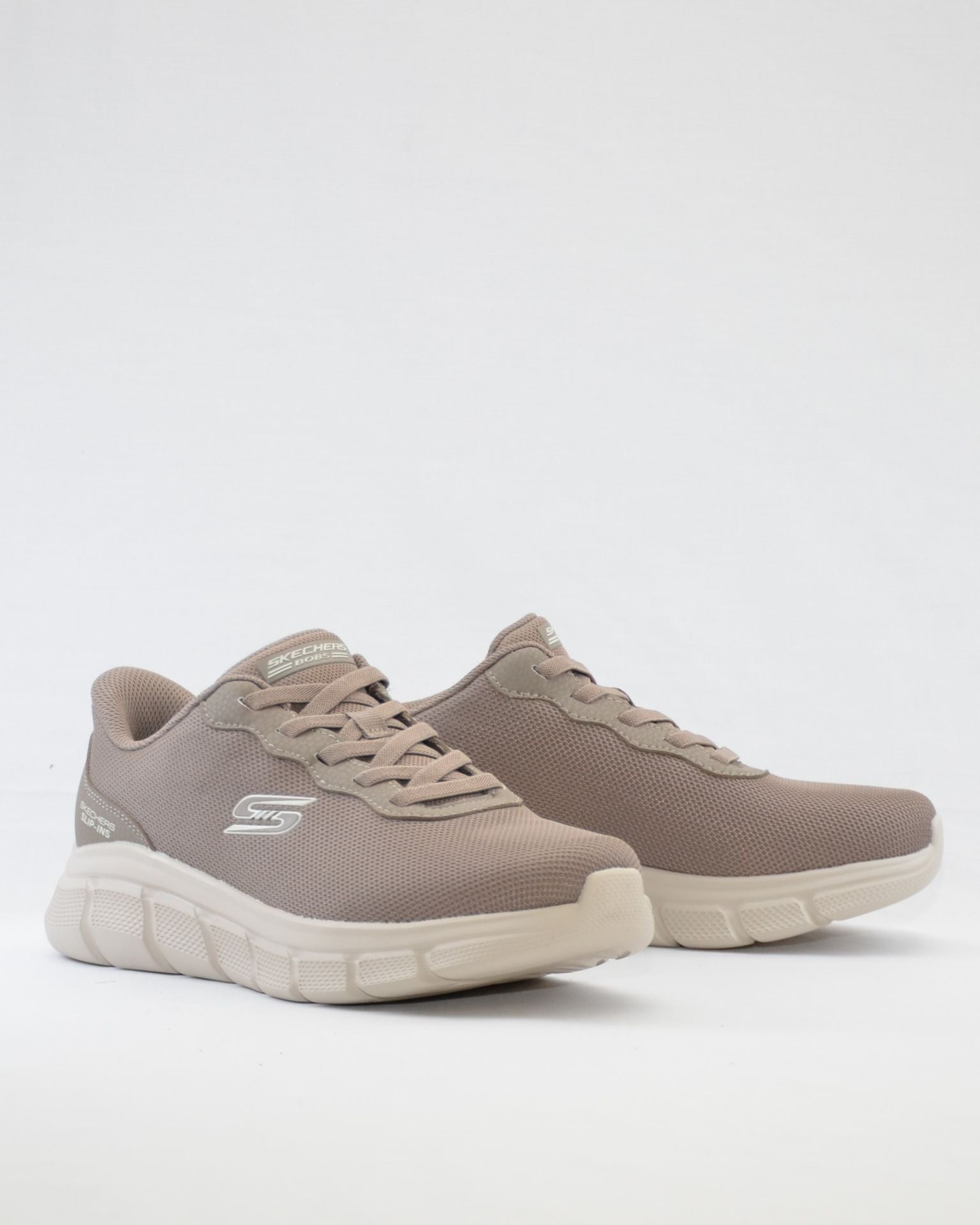 SNEAKERS HOMBRE SKECHERS BEIGE 118113 DKTP ELASTICOS SLIP-INS