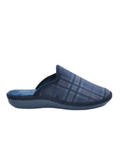 ZAPATILLAS DE CASA HOMBRE AZUL MARINO CUADROS