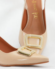 SALON DESTALONADO ADORNO METAL COLOR NUDE METALIZADO DANIELA V. 2752BD SAHARA