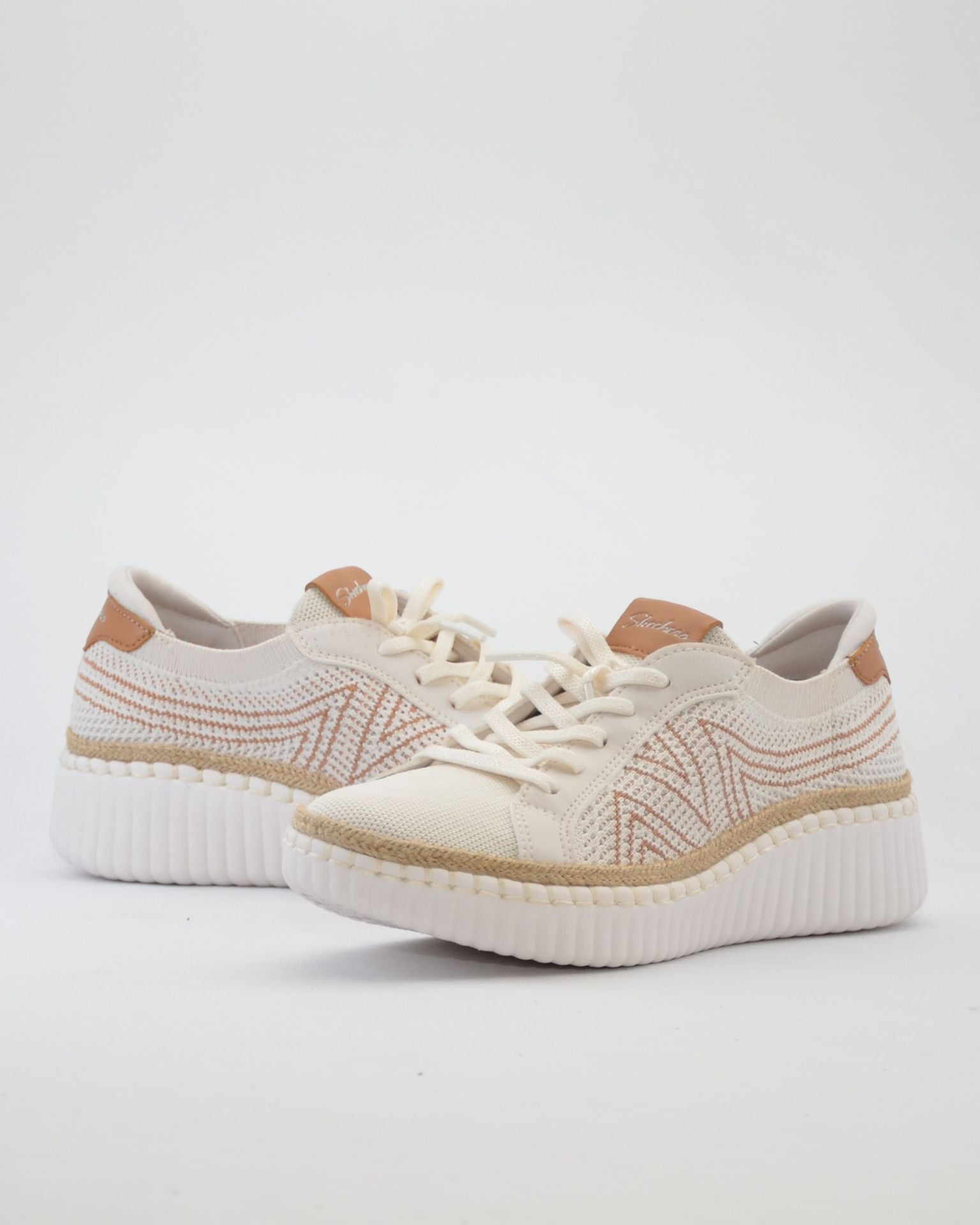 DEPORTIVO DE CORDONES MUJER LONA BLANCO SKECHERS 11716 OFWT
