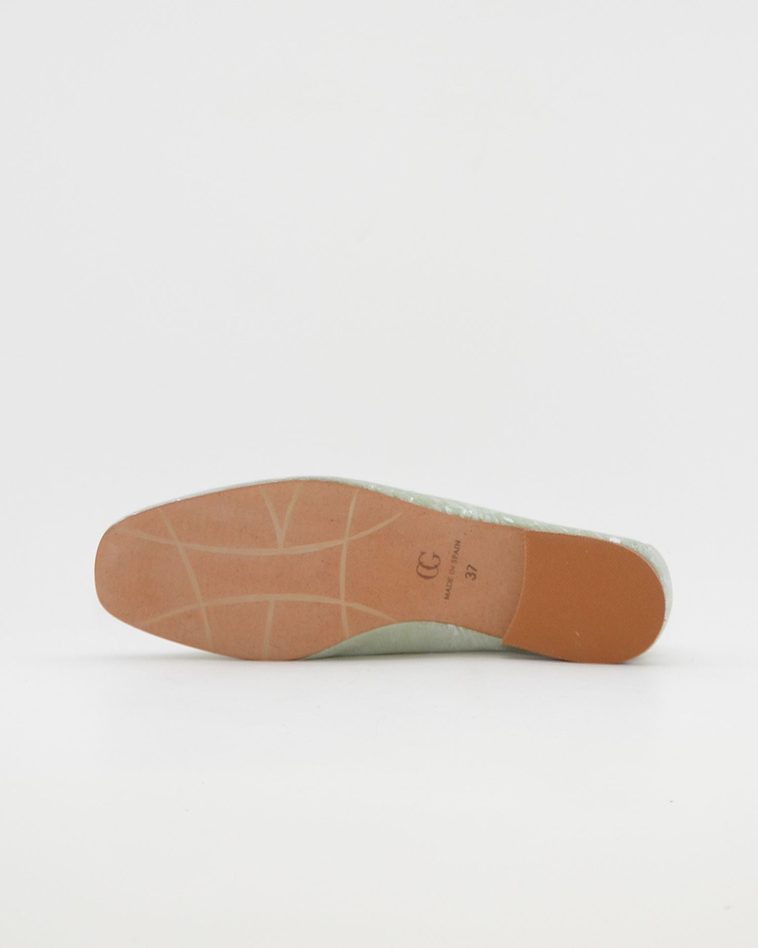 ZAPATO MOCASIN MUJER PLANO ESTAMPADO VERDE CAYETANO 17186