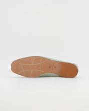ZAPATO MOCASIN MUJER PLANO ESTAMPADO VERDE CAYETANO 17186