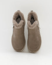 BOTIN PLANO MUJER FORRADO CON PELO  SKECHERS TAUPE 168108 TPE