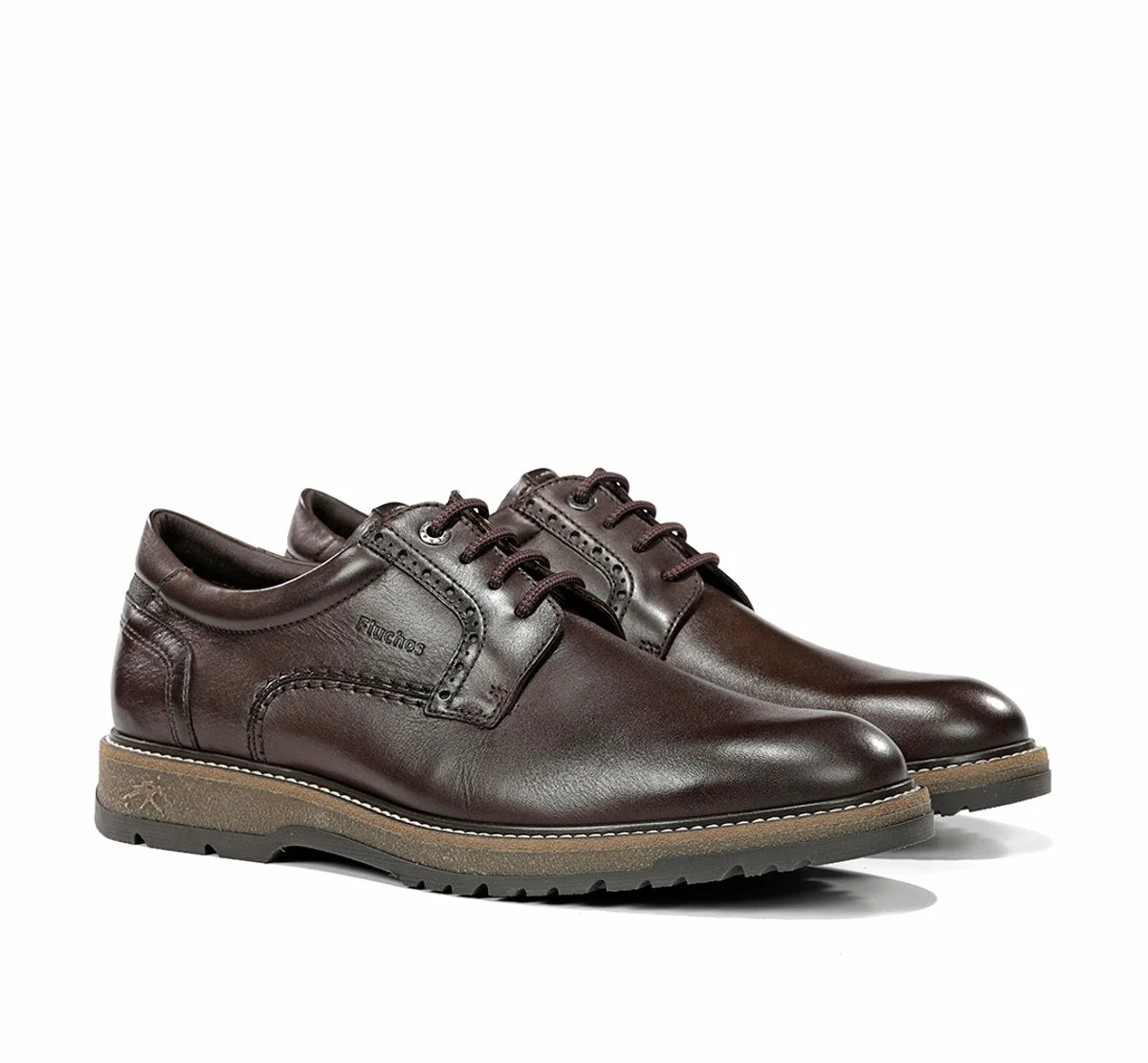 ZAPATO CASUAL HOMBRE CORDON FLUCHOS COLOR MARRON BUGGY F2319 HABANA CAFÉ