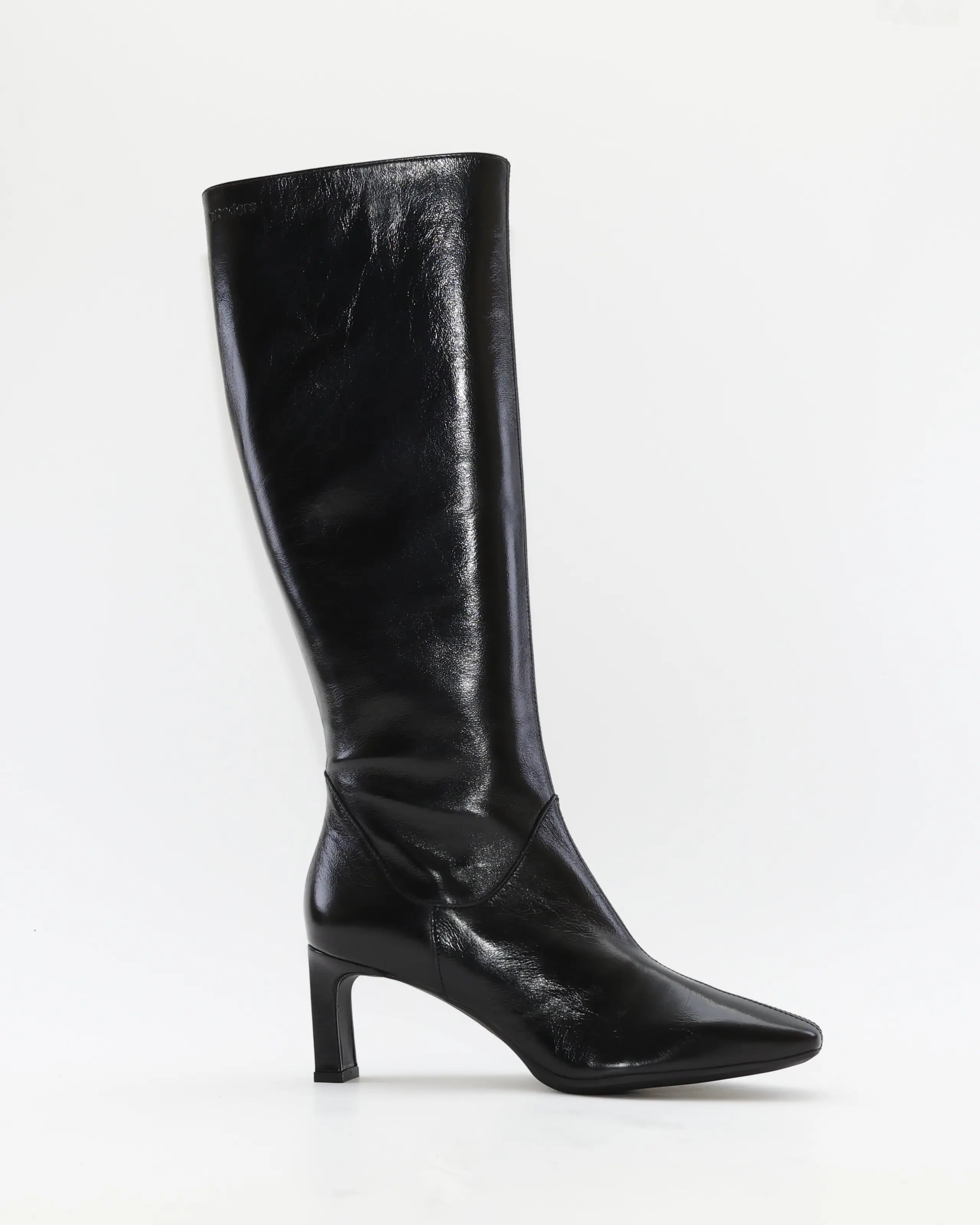 BOTA ALTA MUJER PIEL NEGRO WONDERS M-6305 TALIS