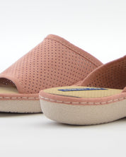 ZAPATILLA DE CASA MUJER ABIERTA PLANA COLOR ROSA SUAVE J.ORTEGA 4027 MAQUILLAJE