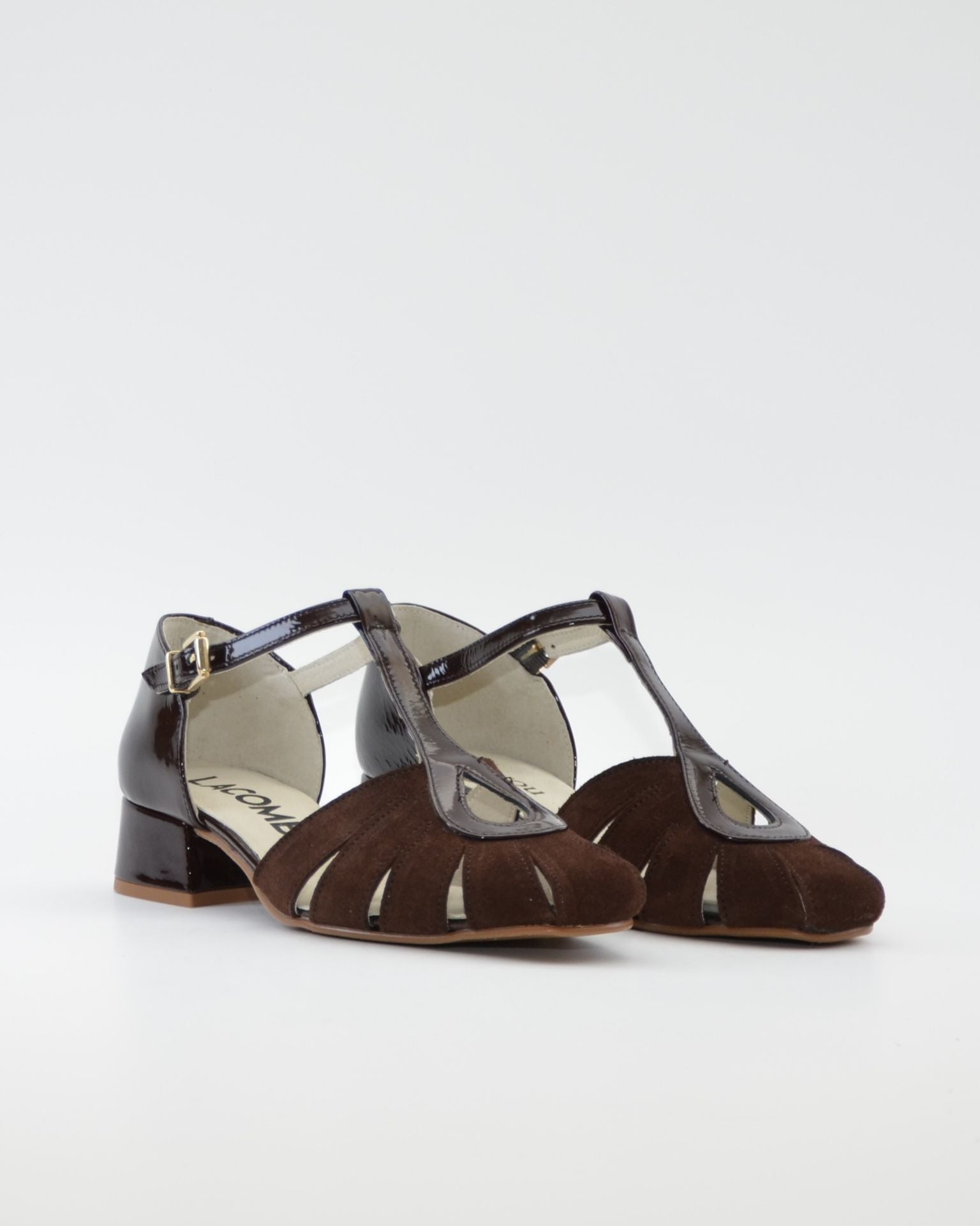 SANDALIA CANGREJERA MUJER MARRON CHOCOLATE LACOMBA COLUMBINE