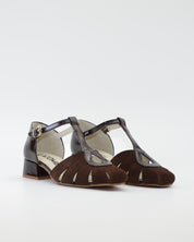 SANDALIA CANGREJERA MUJER MARRON CHOCOLATE LACOMBA COLUMBINE