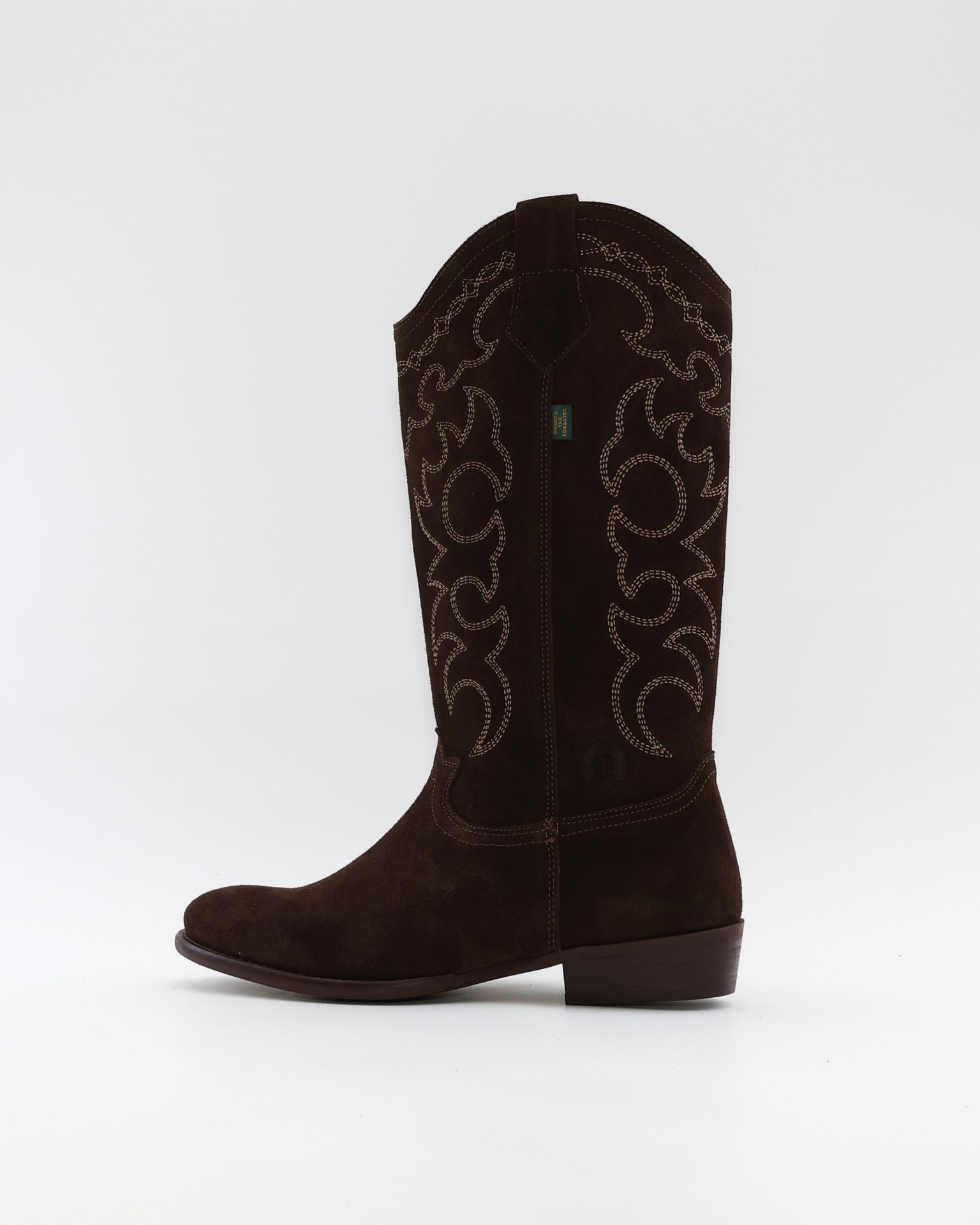 BOTA COWBOY MUJER DAKOTA DKT 112 VISON MARRON SUELA DE GOMA