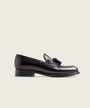 ZAPATO HOMBRE BORLAS TASSEL FLORENTIC SIRACH BURDEOS SUELA DE CUERO