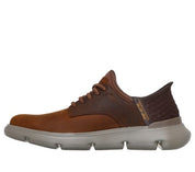 SNEAKERS HOMBRE SKECHERS CUERO 205046 CDB SLIP-INS