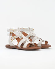 SANDALIA ROMANA MUJER PIEL COLOR HIELO LACOMBA STATICE