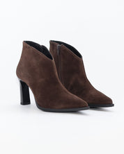 BOTIN DE MUJER TACON FINO COLOR SERRAJE MARRON CHOCOLATE DESIREE SAIRA 2