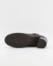 ZAPATO SALON MUJER CON PULSERA CHAROL MARRÓN CHOCOLATE PITILLOS 11651