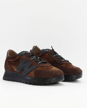 ZAPATO DE CORTE DEPORTIVO WONDERS A-24111 CONBINADO MARRON NEGRO