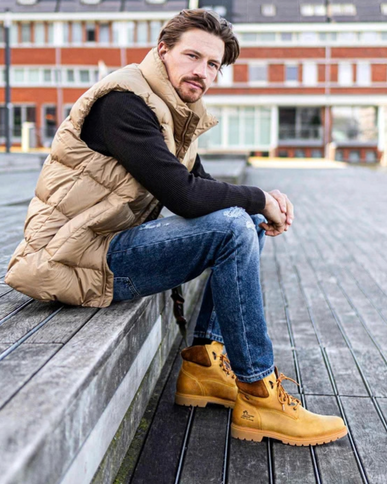 BOTA HOMBRE PANAMA JACK AMUR GORE TEX NAPA VINTAGE