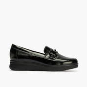 MOCASIN CHAROL ANCHO ESPECIAL NEGRO 10701