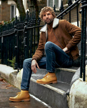 BOTA HOMBRE PANAMA JACK BAJA AMARILLO VINTAGE