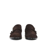 ZAPATO HOMBRE MONKSTRAP SERRAJE MARRON DOS HEBILLAS