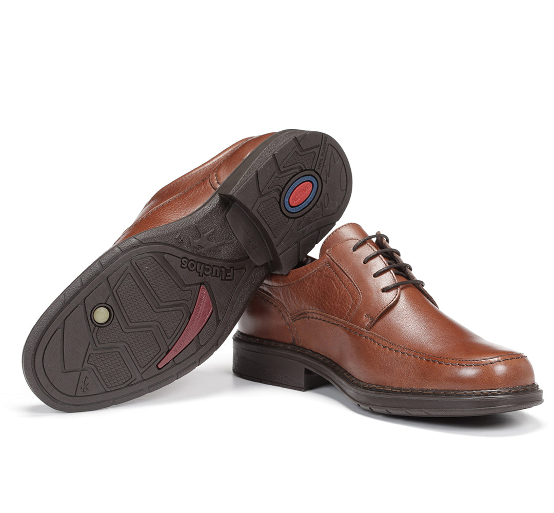 ZAPATO HOMBRE CORDON COLOR MARRON FLUCHOS 9579 CLIPPER LIBANO