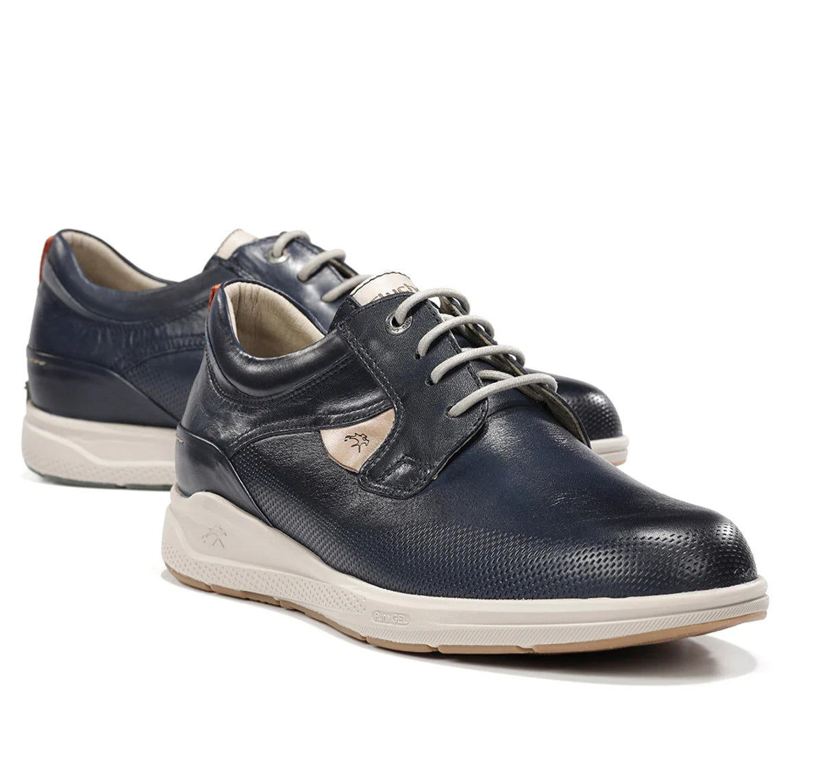 ZAPATO FLUCHOS HOMBRE CORDONES COLOR AZUL MARINO KADIR F2444