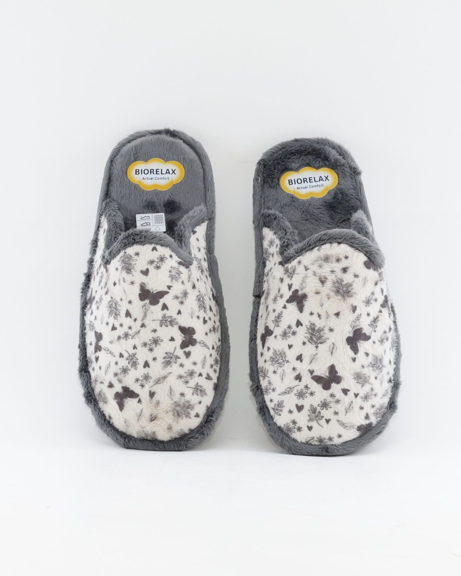 ZAPATILLAS DE CASA MUJER PLANAS BIO RELAX 4502 BRISA GRIS