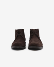 BOTINES CORDON HOMBRE FLUCHOS SERRAJE MARRON F2498 NANTES AFELPADO CAFÉ