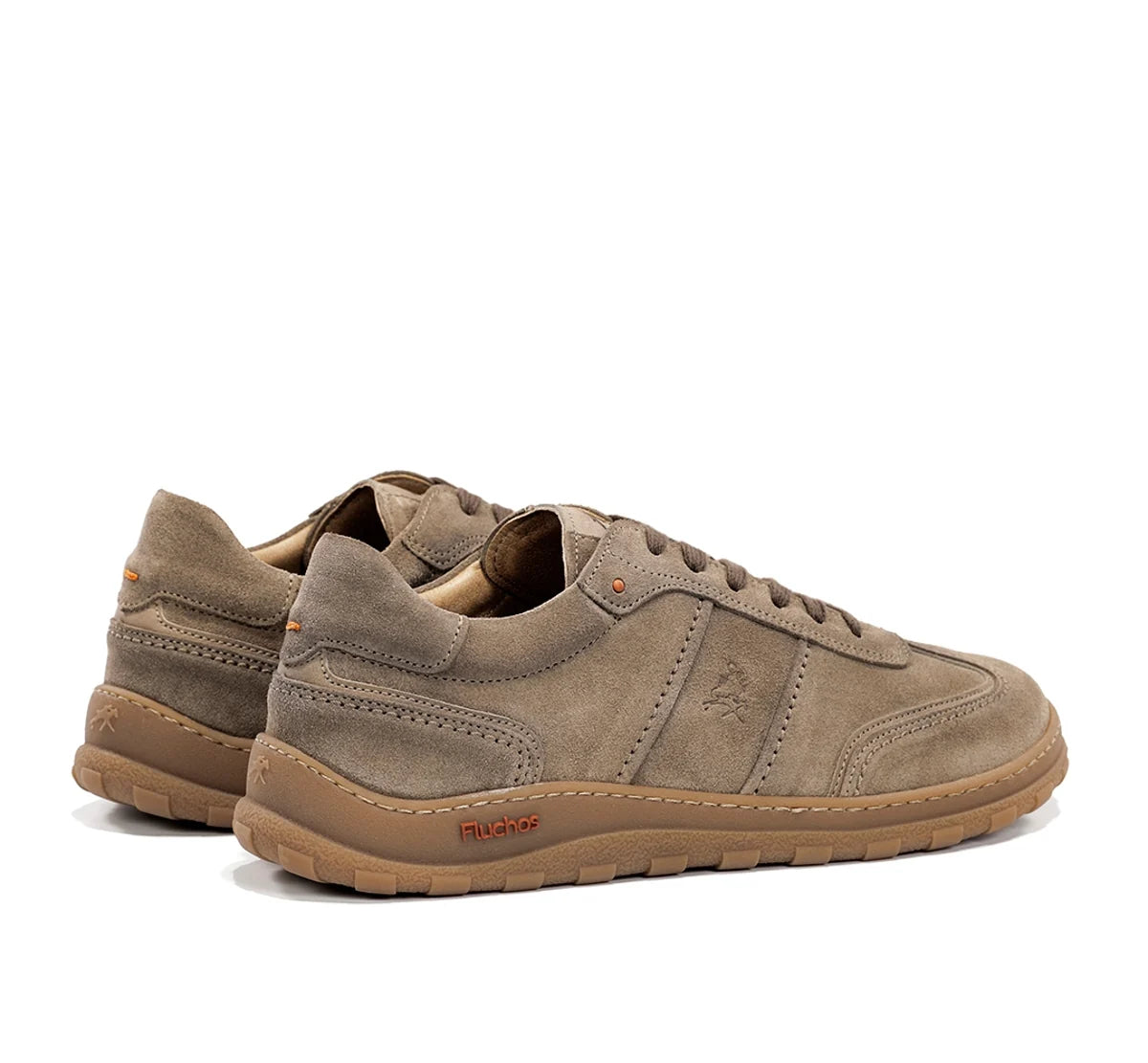ZAPATO BAREFOOT DEPORTIVO HOMBRE FLUCHOS CORDON SERRAJE TAUPE F2502 JERRY AFELPADO MARMOTA