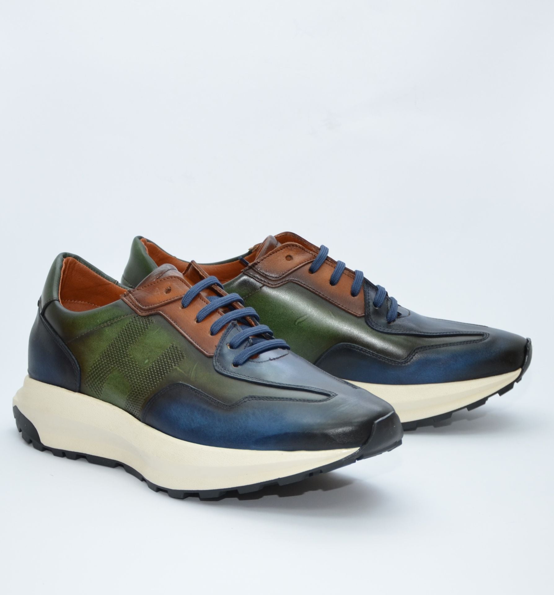 DEPORTIVO HOMBRE COMBINADO MARINO VERDE