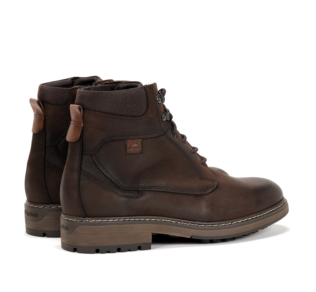 BOTIN CORDON CREMALLERA ENGRASADO MARRON F1590 TRUMAN D.CASTAÑO
