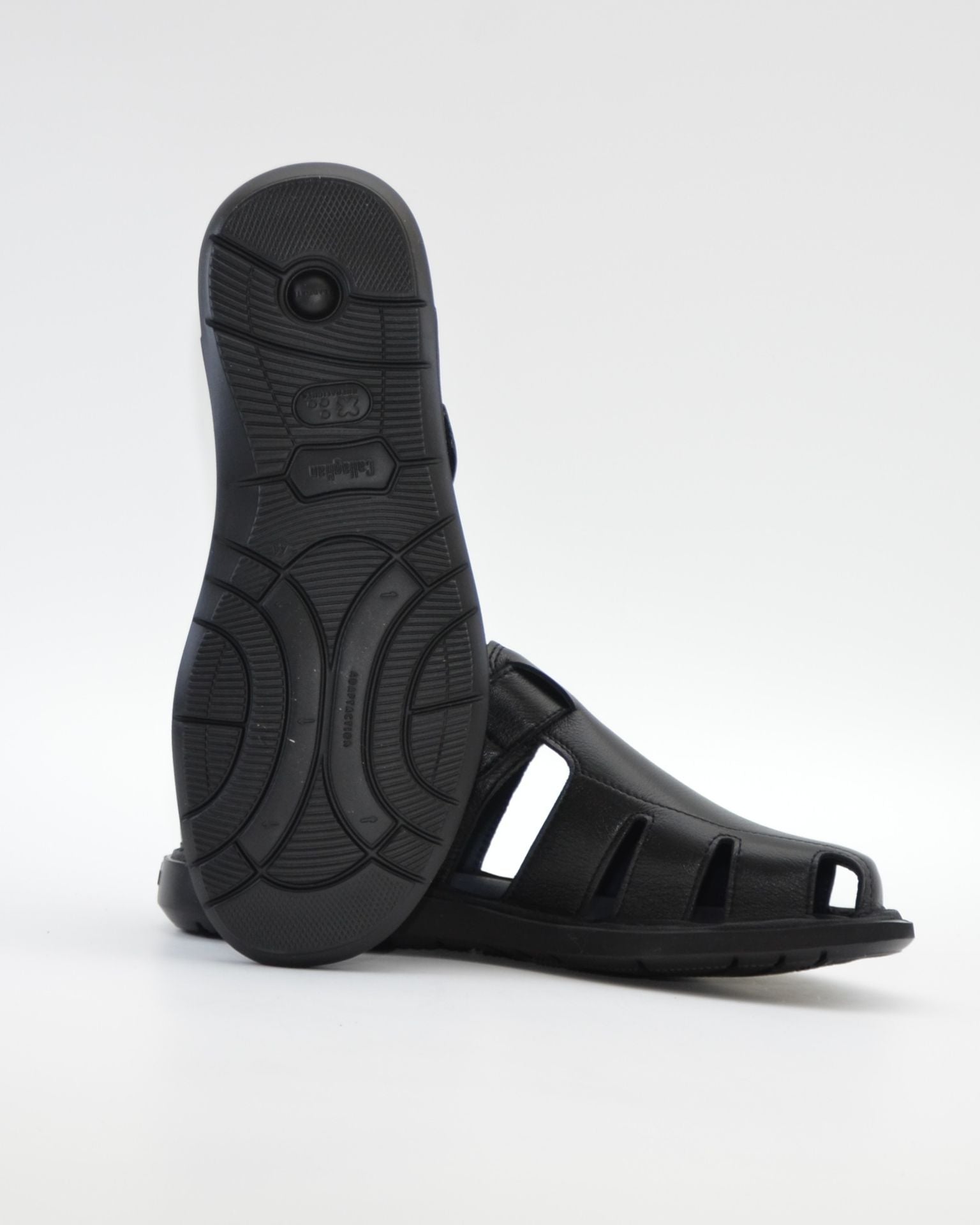 SANDALIA HOMBRE VELCRO COLOR NEGRO SUELA EXTRALIGHT CALLAGHAN 92311