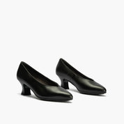 ZAPATO SALON NEGRO CORTE PICO 10854