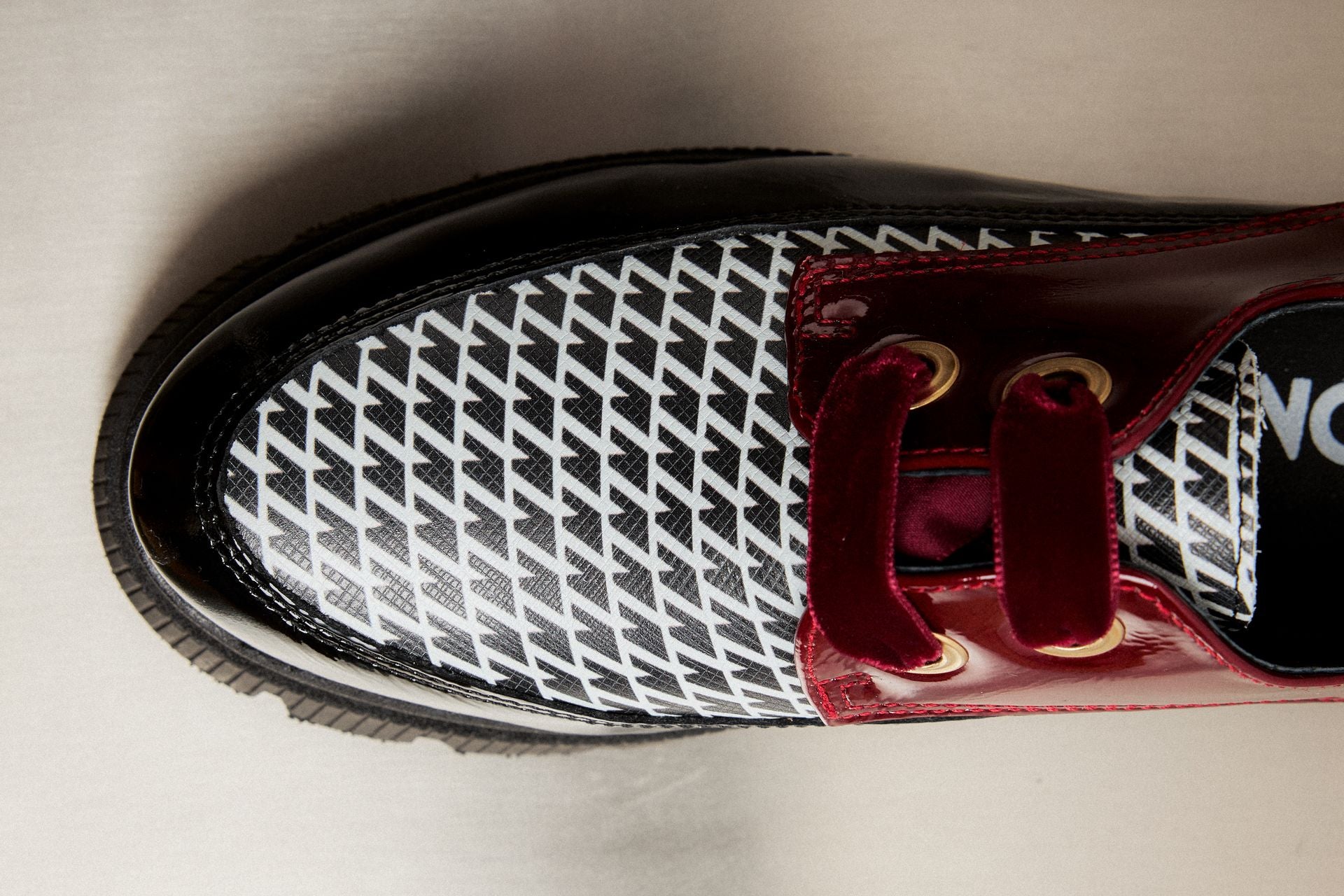 ZAPATO MUJER CORDON CHAROL ROJO DAMA LACOMBA POPPY