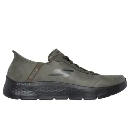 SNEAKERS HOMBRE SKECHERS VERDE 216326 OLV ELASTICOS