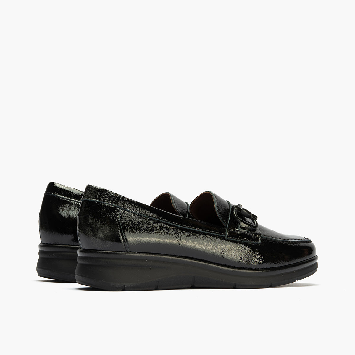 MOCASIN CHAROL ANCHO ESPECIAL NEGRO 10701