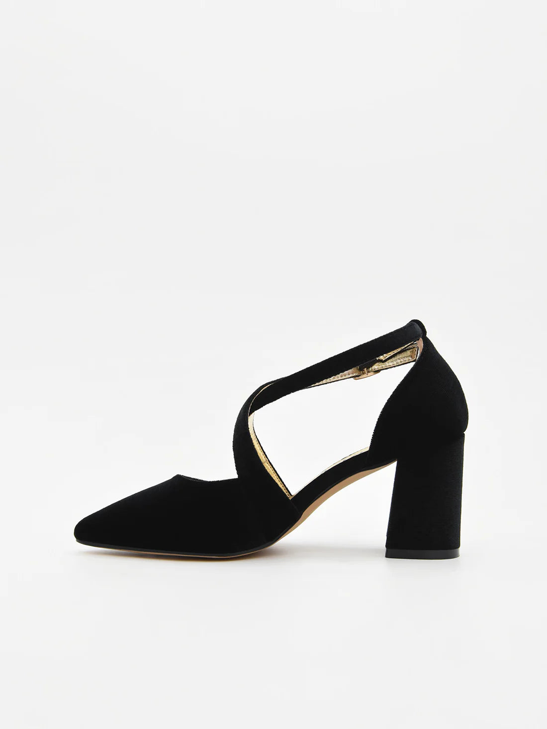 ZAPATO FIESTA TERCIOPELO NEGRO 459K211