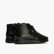 BOTIN ANCHO ESPECIAL VELCRO NEGRO 10713