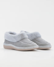 ZAPATILLAS DE CASA MUJER CERRADA SALVI 24L-002 GRIS PERLA