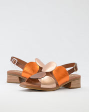 SANDALIA TACON BAJO BRONCE MULTI KAOLA 2684 PLANTA DE GEL