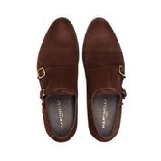ZAPATOS HOMBRE DOS HEBILLAS ESTILO MONK COLOR SERRAJE MARRON EMPIRE 1492-2632SYM