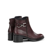 BOTIN BURDEOS TACON CON CREMALLERA CHIARA D9347