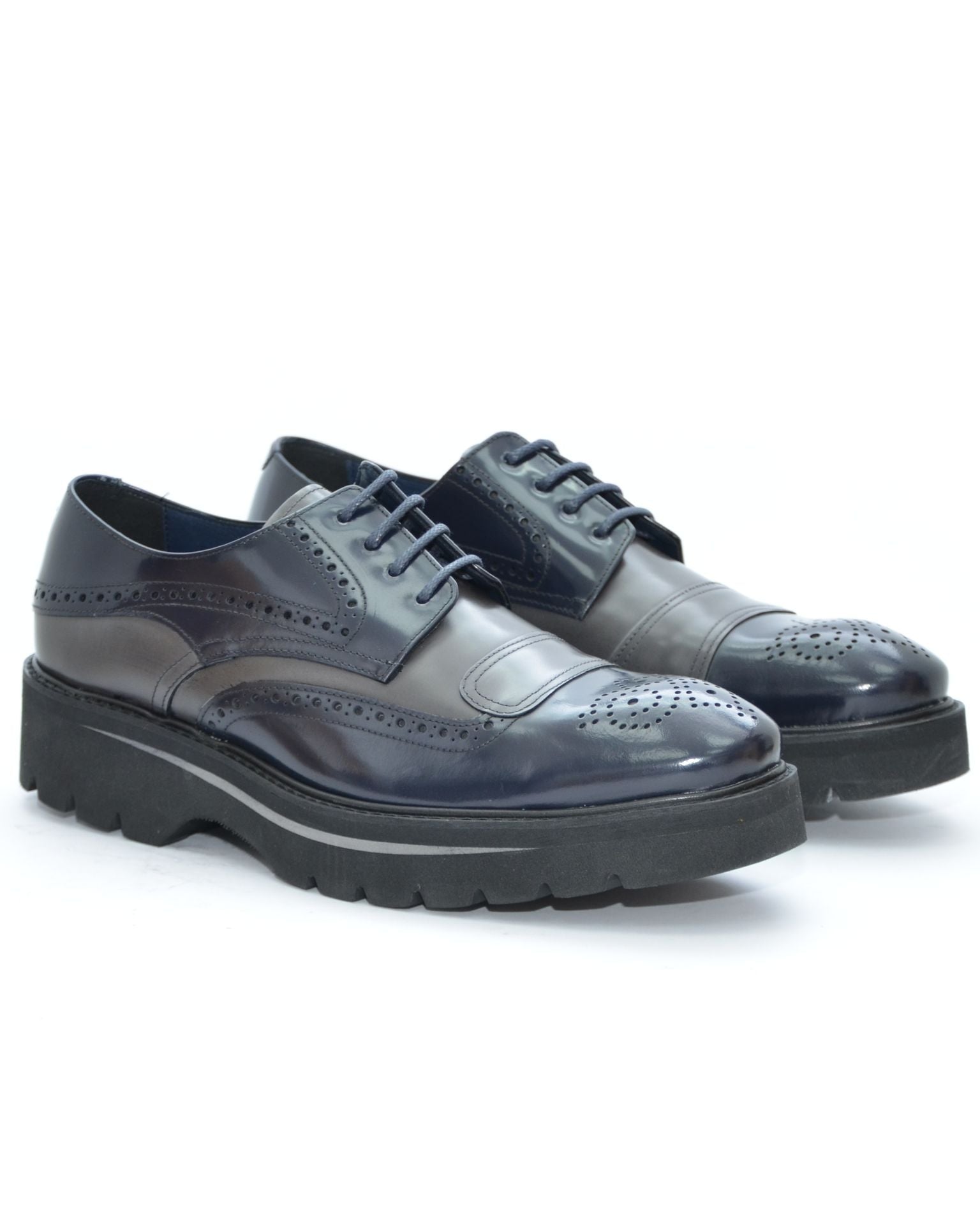 ZAPATO HOMBRE BLIUCHER PICADO FLORENTIC PISO GRUESO