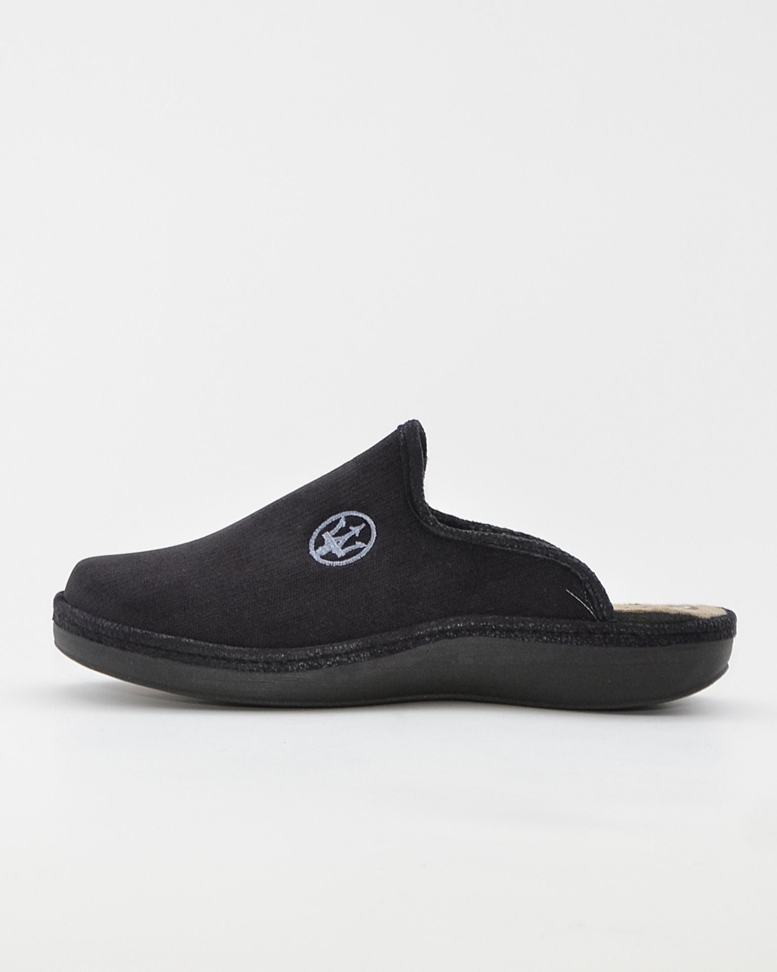 ZAPATILLAS DE CASA HOMBRE SALVI 09D-244 LONDON NEGRO TRIDENTE