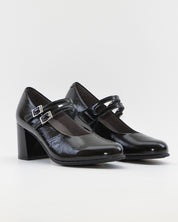 ZAPATO SALON MUJER CON PULSERA CHAROL NEGRO PITILLOS 11651