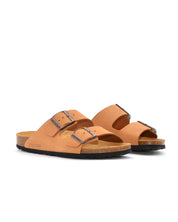 SANDALIA BIO MUJER DOS HEBILLAS D´KORKINS PARIS NOBUCK CAMEL