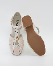 SANDALIA CANGREJERA MUJER CHAROL BEIGE LACOMBA GAILLARDIA