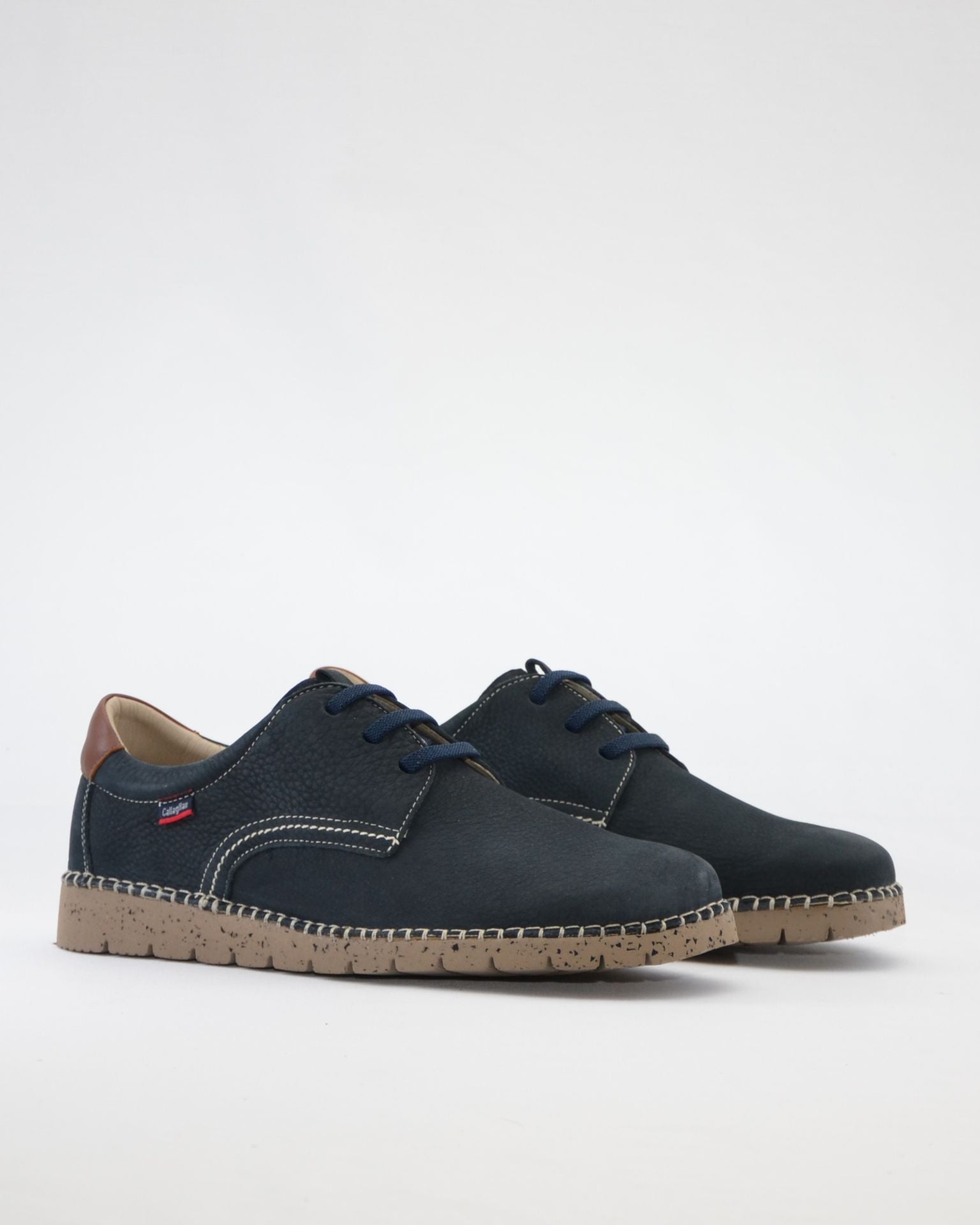 ZAPATO DE HOMBRE CALLAGHAN AZUL CON CORDONES 65201