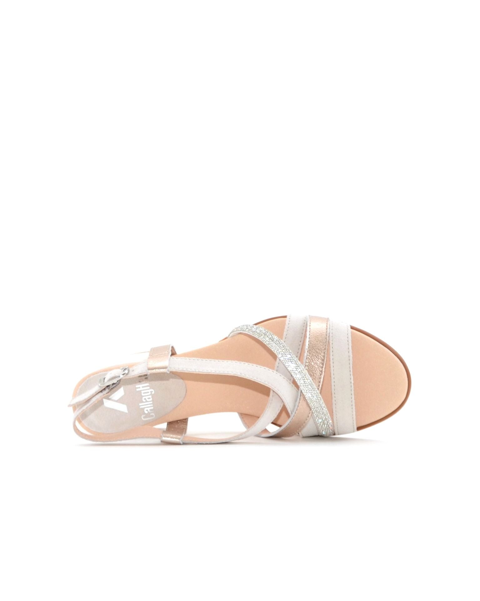 SANDALIA TACON MUJER COLOR PLATA MARFIL 34214