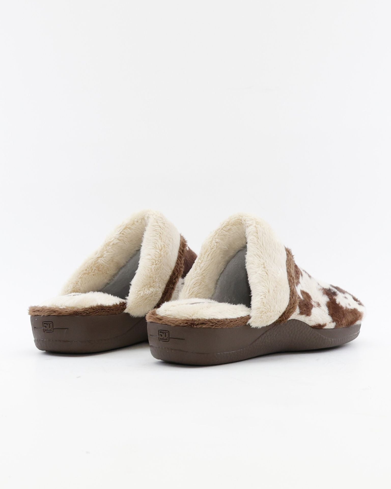 ZAPATILLAS DE CASA MUJER ABIERTA DEVALVERDE 1205 BEIGE VACA